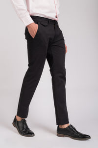 Black Flap Trouser