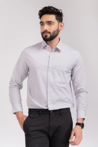 Checked Black & White Regular Fit Shirt