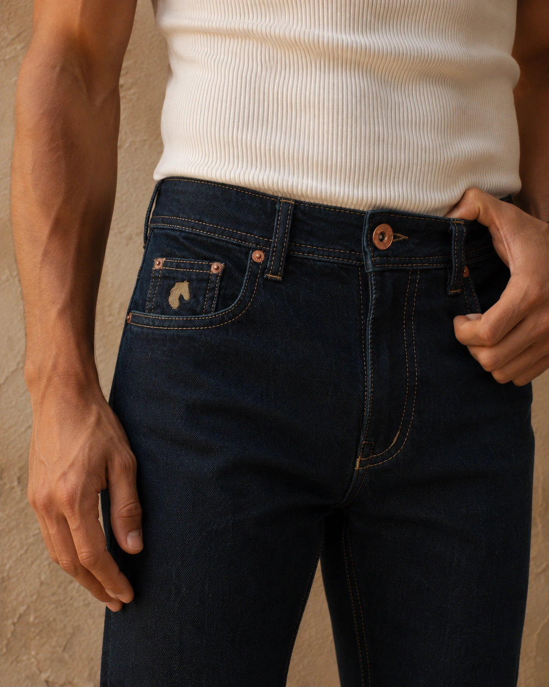 Dark Green Bootcut Jeans