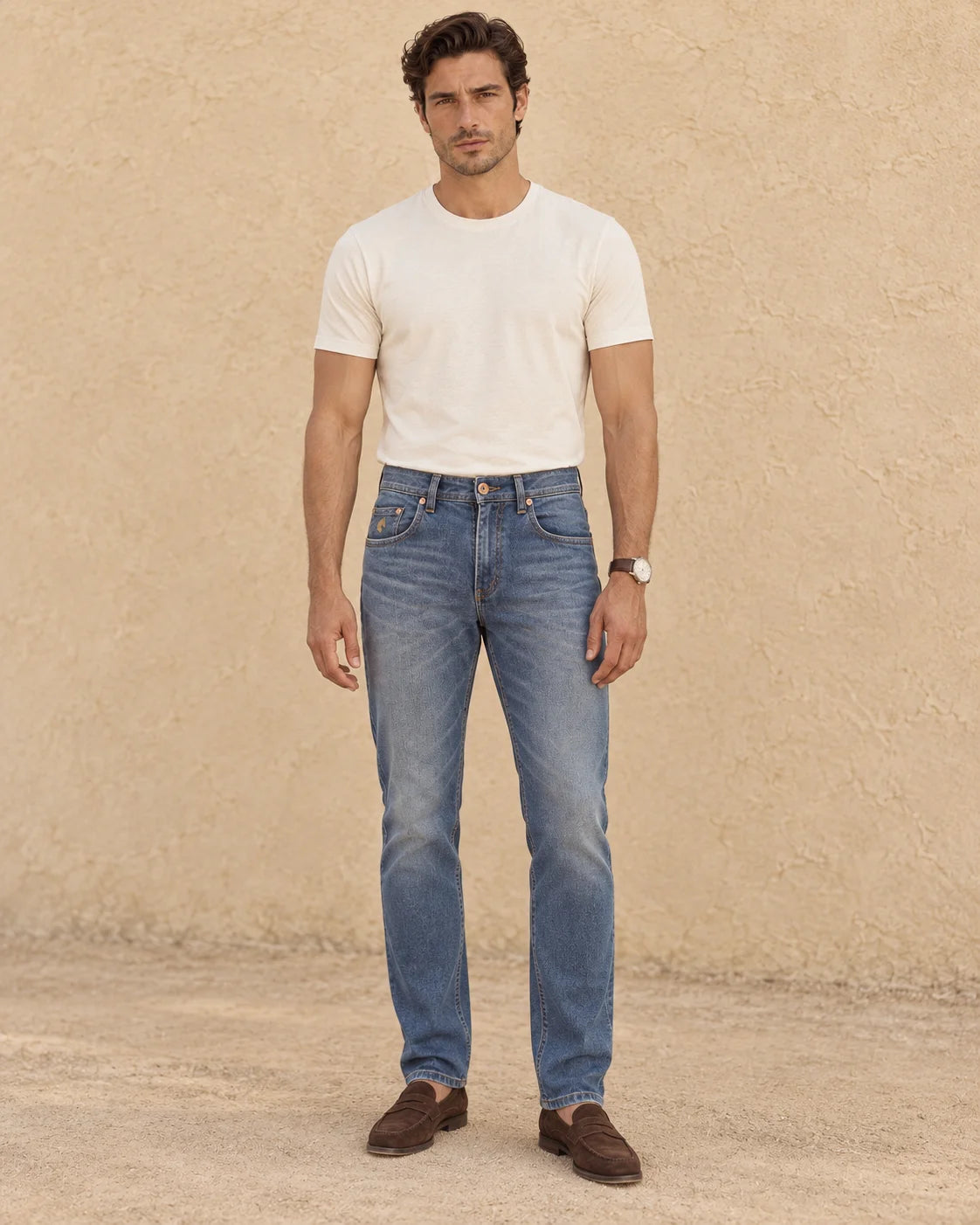 MID BLUE JEANS