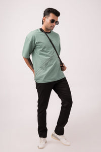 Sap Green Oversized T-shirt