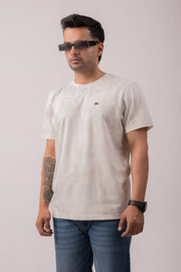 Cream Regular Fit T-shirt