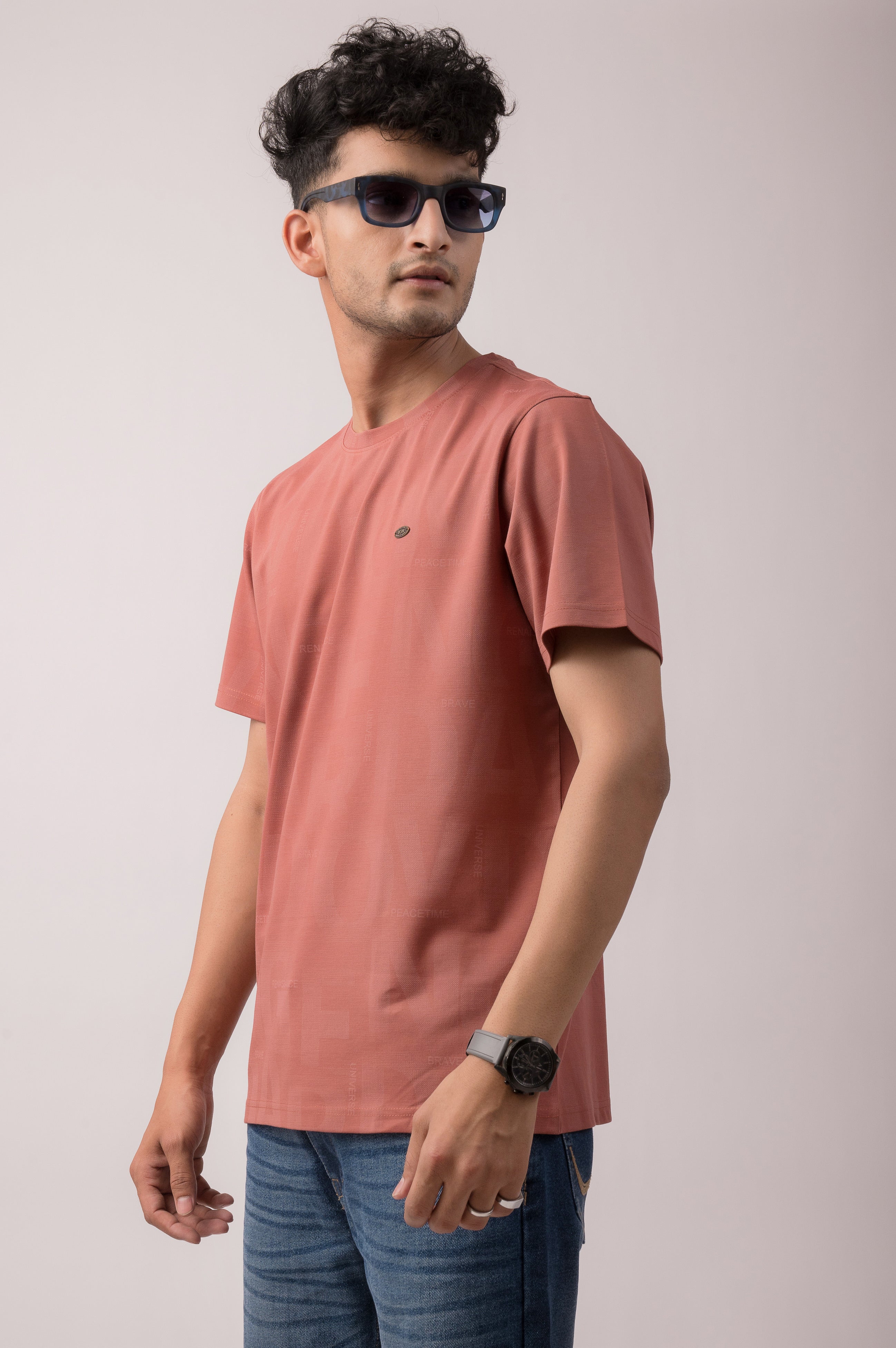 Rust Regular Fit T-shirt