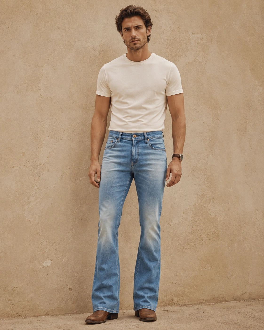 Light Blue Bootcut Jeans