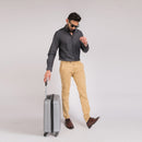 Black Soild Regular Fit Shirt