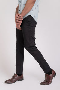 Black Flap Trouser