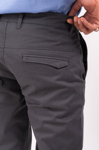 Carbon Grey Flap Trouser