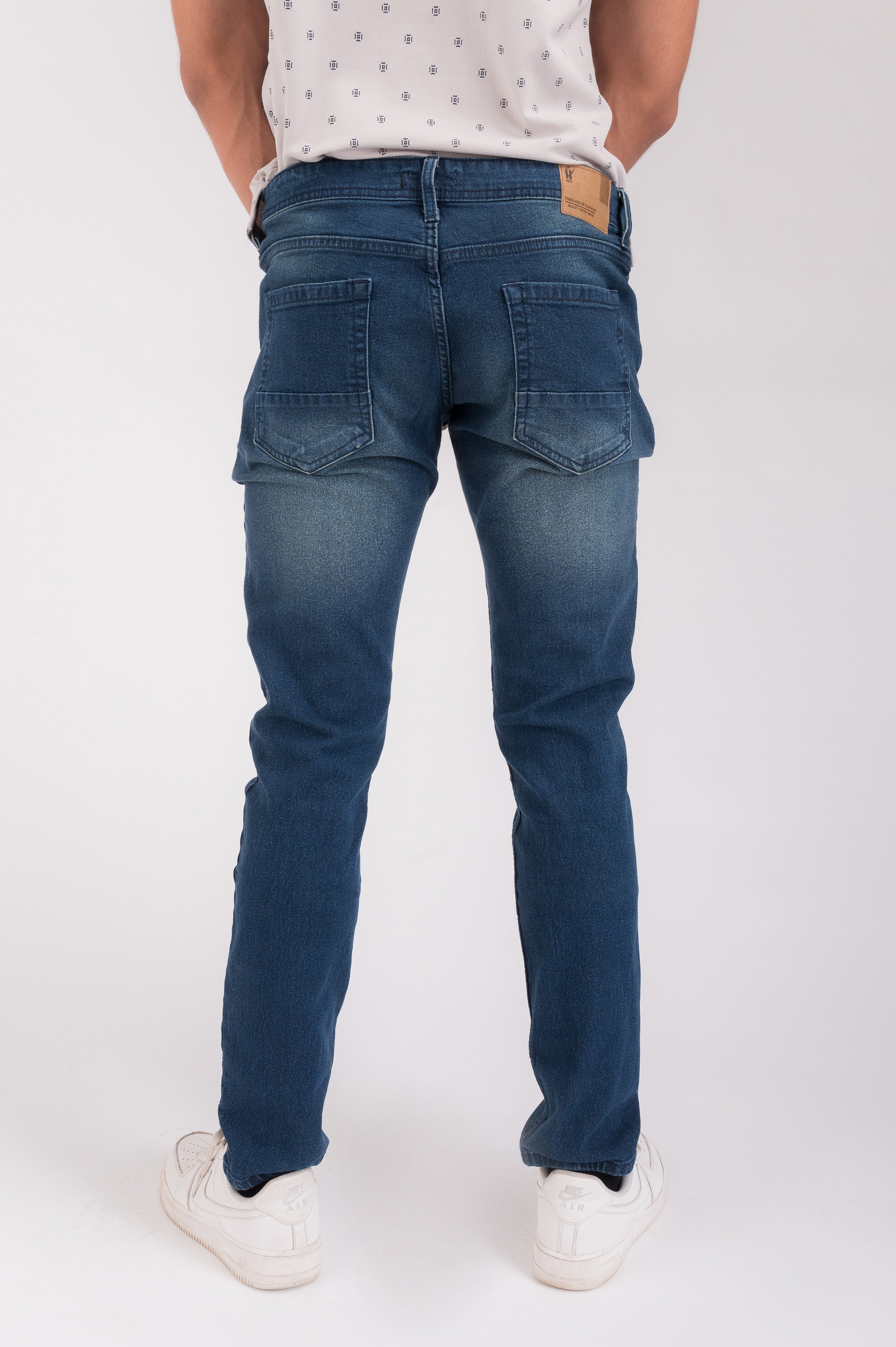 Indigo Blue Regular Fit Denim