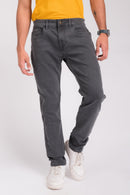 Grey Basic Regular Fit Denim