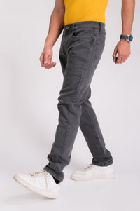 Grey Basic Regular Fit Denim