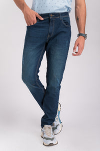 Mid Night Blue Regular Fit Denim