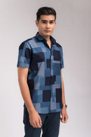 Blue Slim Fit Shirt