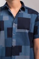 Blue Slim Fit Shirt