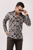 Black Checks Slim Fit Shirt