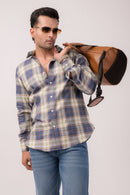 Blue Checks Slim Fit Shirt