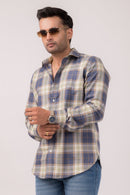 Blue Checks Slim Fit Shirt