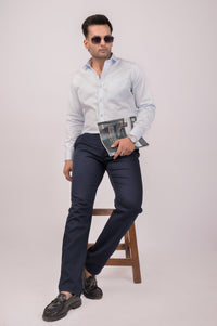 Sky Blue Slim Fit Shirt