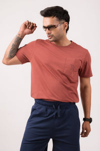 Navy Solid Regular Fit Short