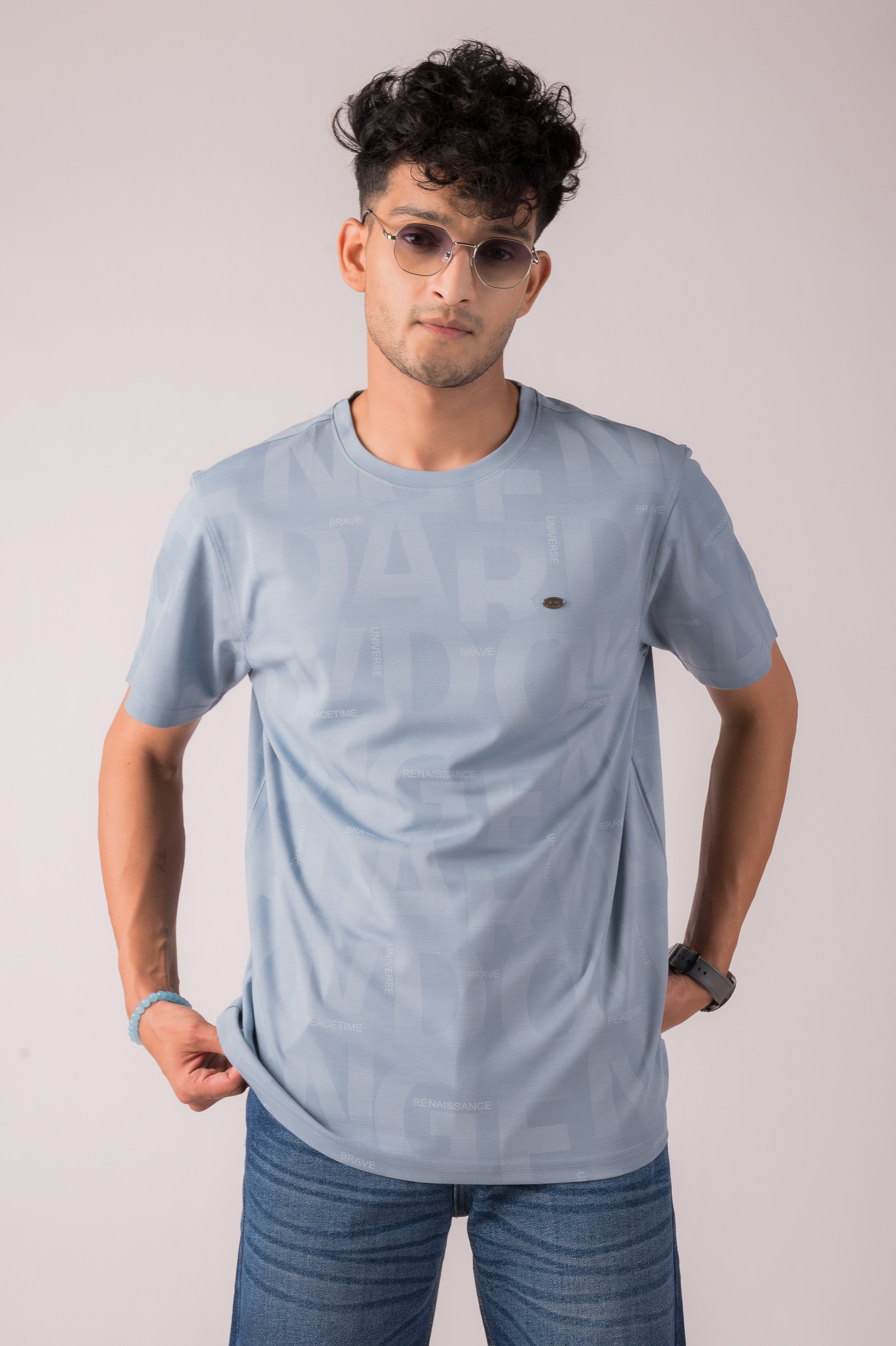 Blue Regular Fit T-shirt