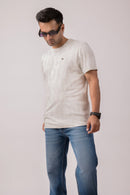 Cream Regular Fit T-shirt