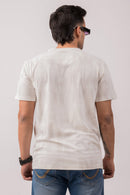 Cream Regular Fit T-shirt