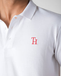 WHITE SOLID POLO