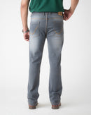 WASHED GREY BOOTCUT FIT JEANS