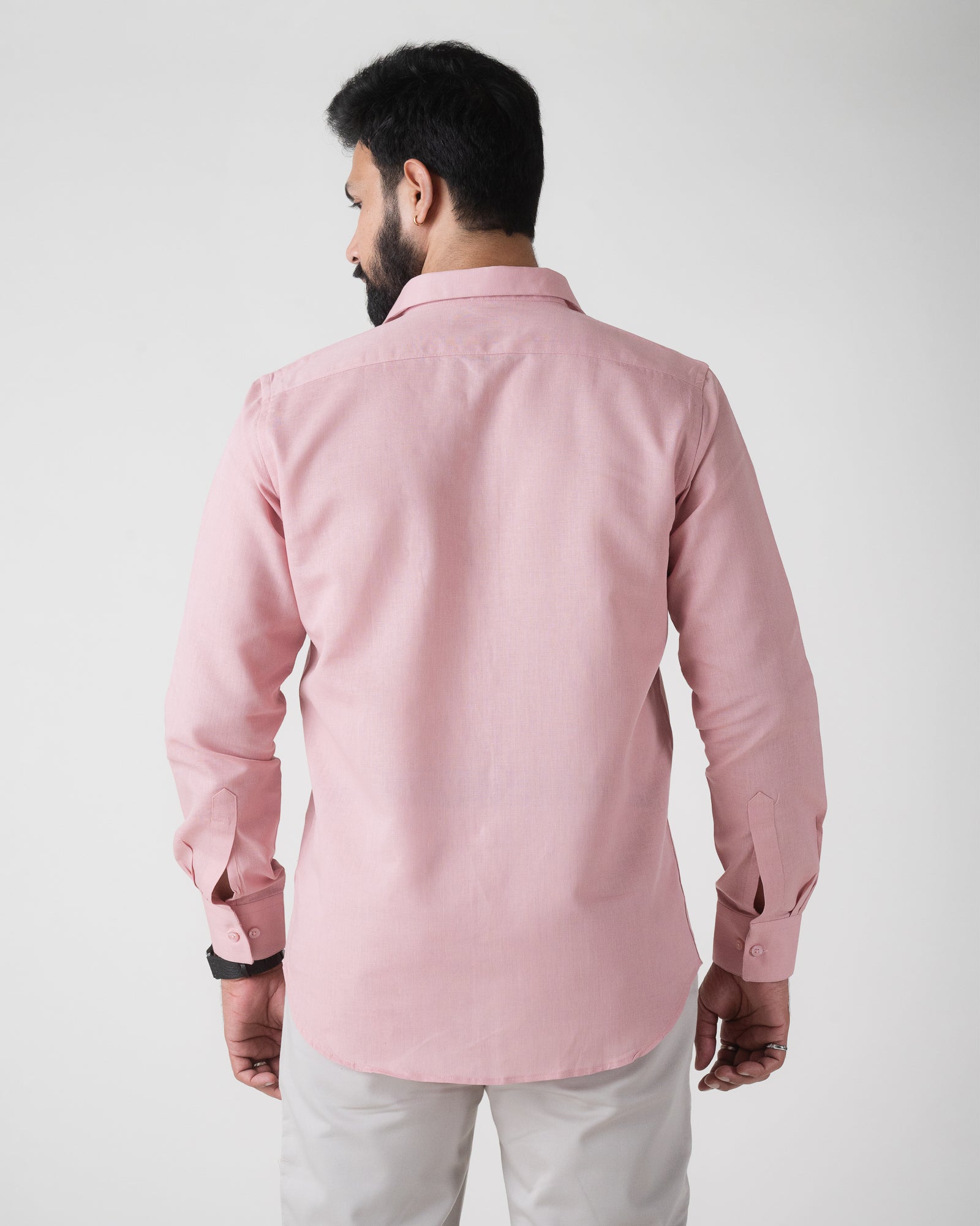 LIGHT BLUSS SEMI FORMAL SHIRT