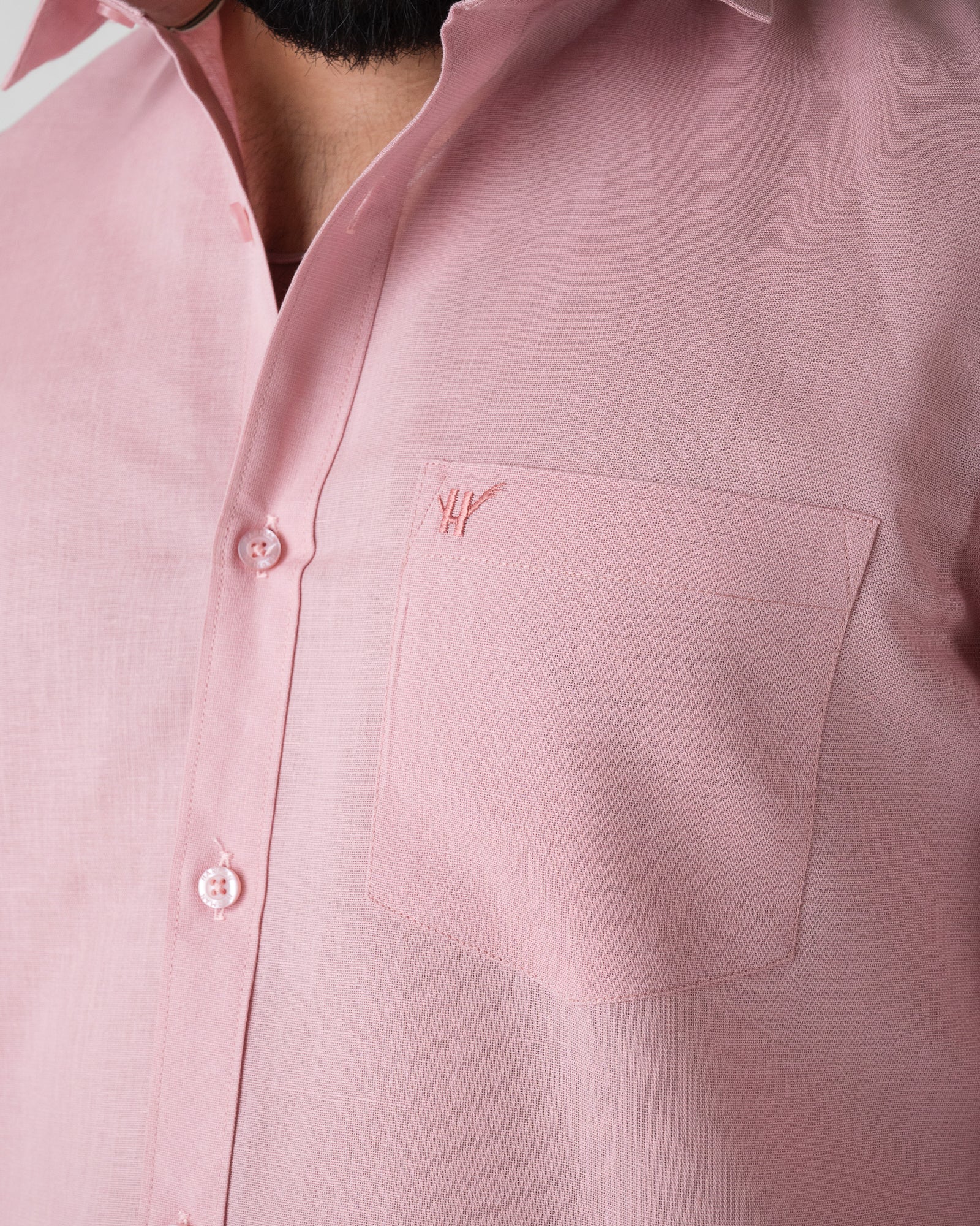LIGHT BLUSS SEMI FORMAL SHIRT