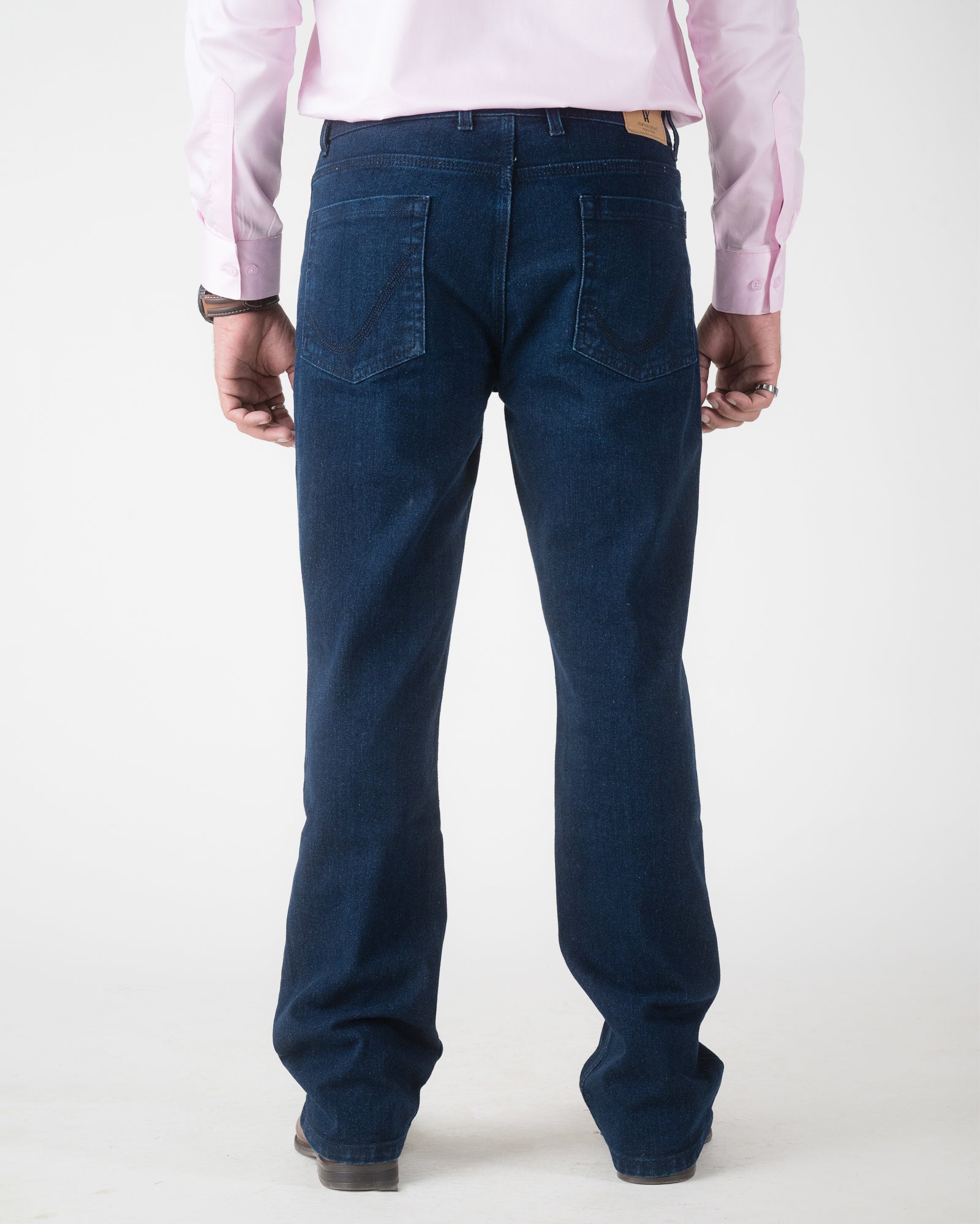RAW BLUE BOOTCUT FIT JEANS