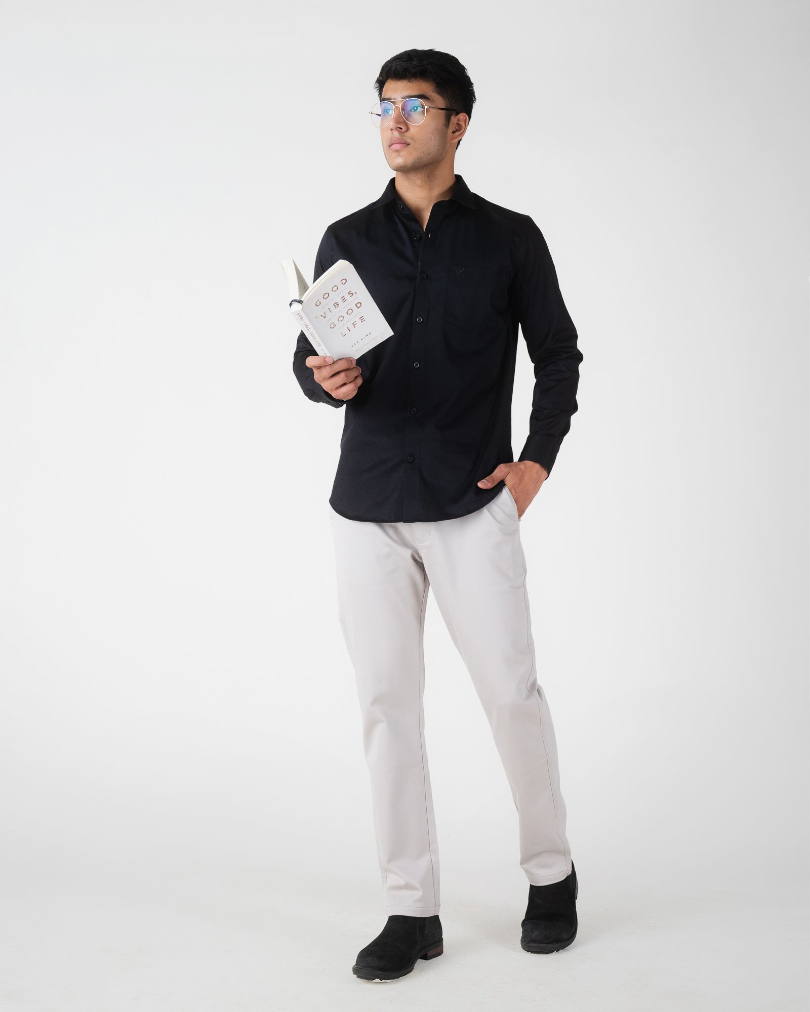 BLACK FORMAL SHIRT