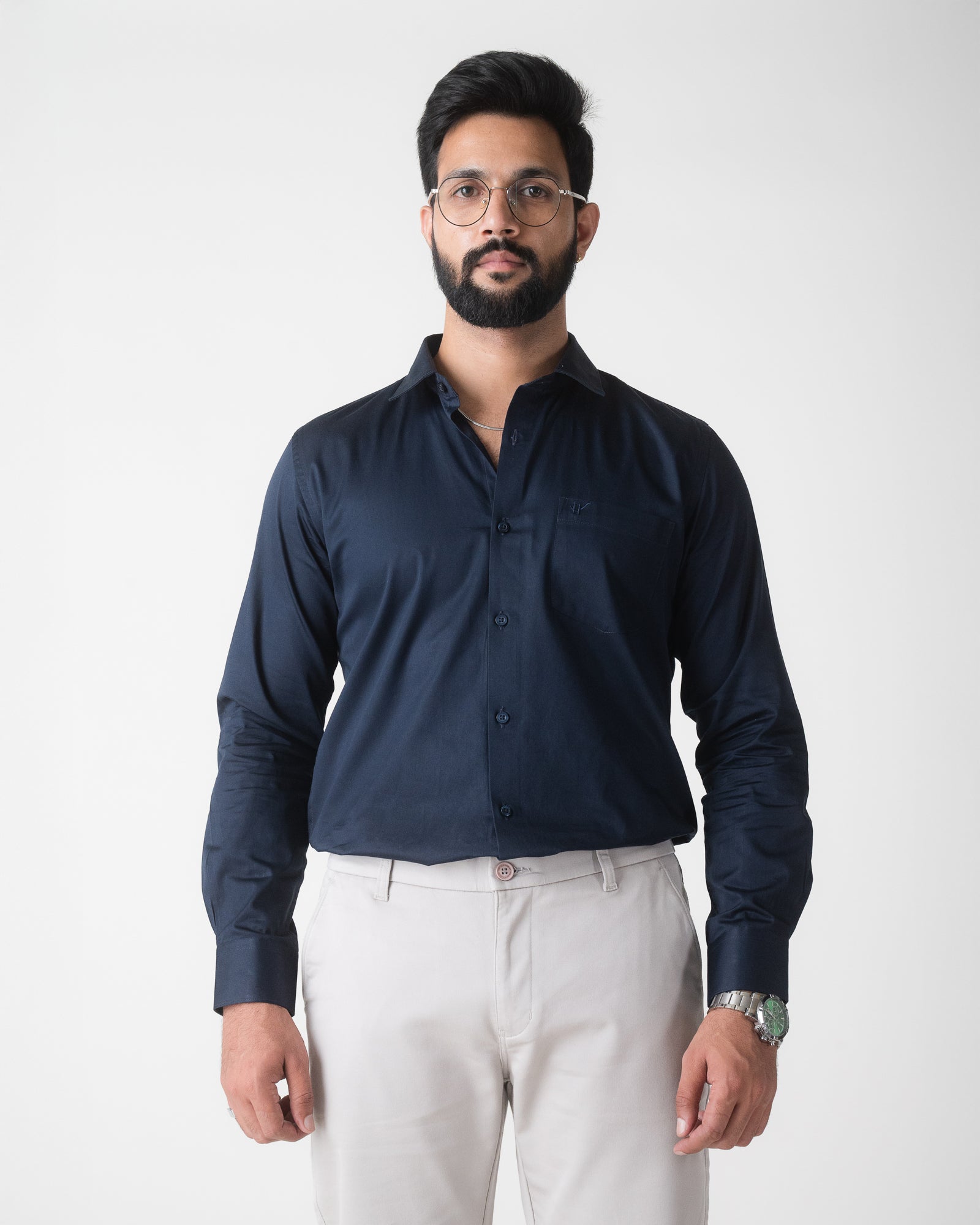 DARK NAVY FORMAL SHIRT