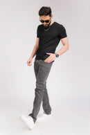 Light Grey Slim Fit Denim