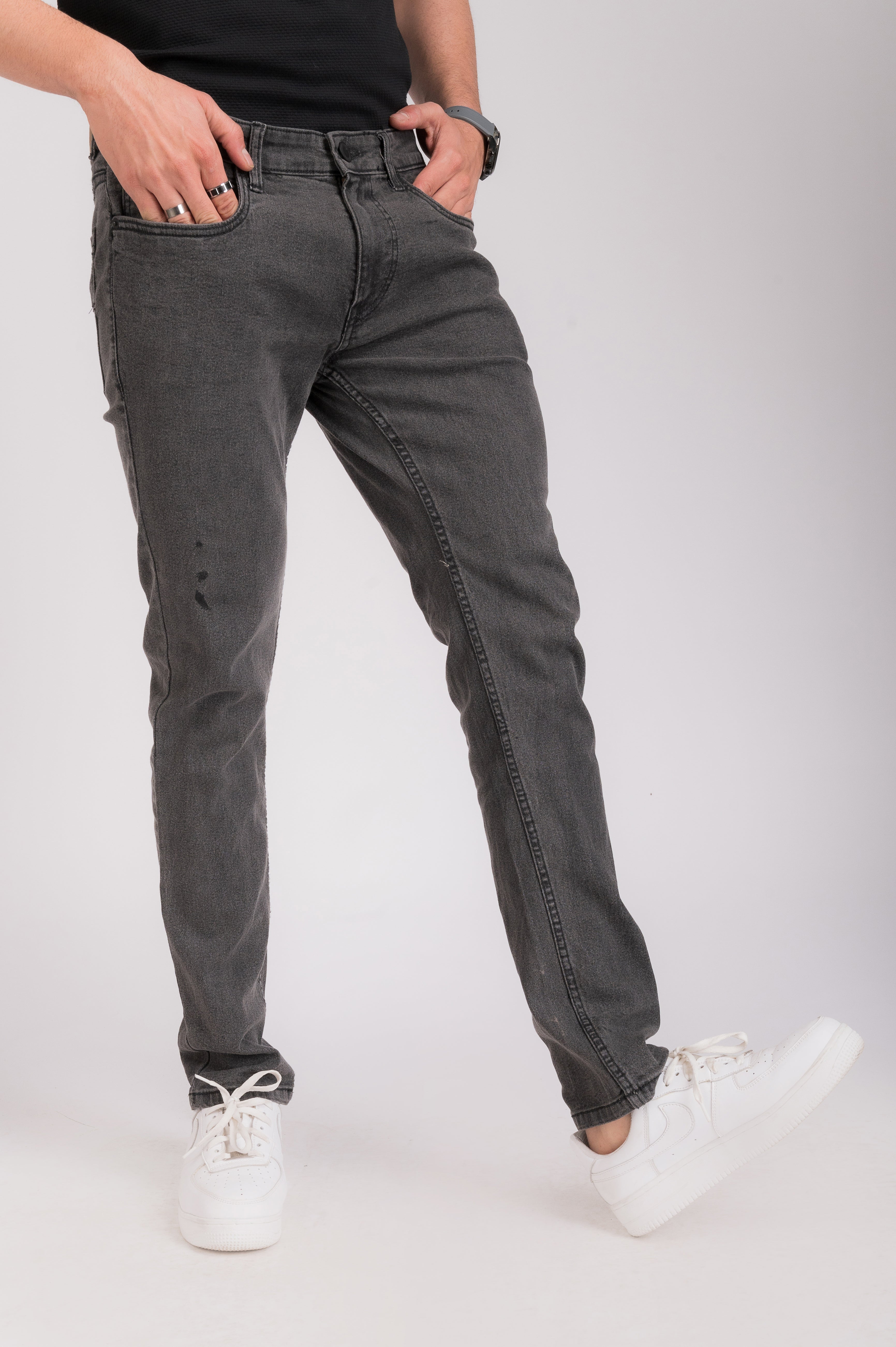 Light Grey Slim Fit Denim