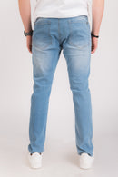 Sky Blue Regular Fit Denim