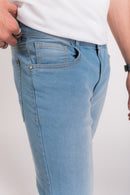 Sky Blue Regular Fit Denim