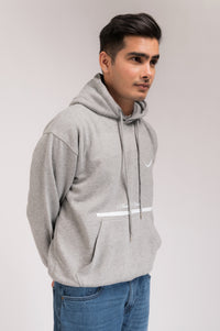 Grey Melange Hoodie