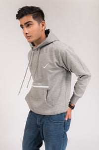 Grey Melange Hoodie