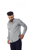 Clear Sky Checks Slim Fit Shirt