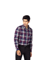 Multi Color Checks Slim Fit Shirt