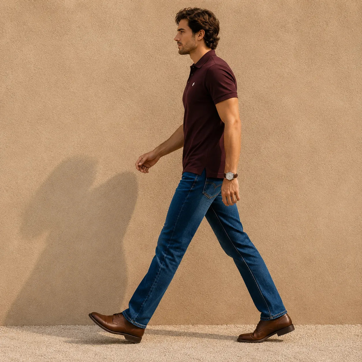 Wine - Men's Polo T-Shirt