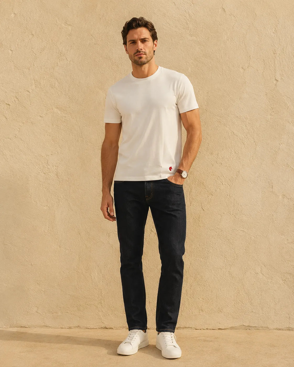 White - Regular Fit Plain T-Shirt