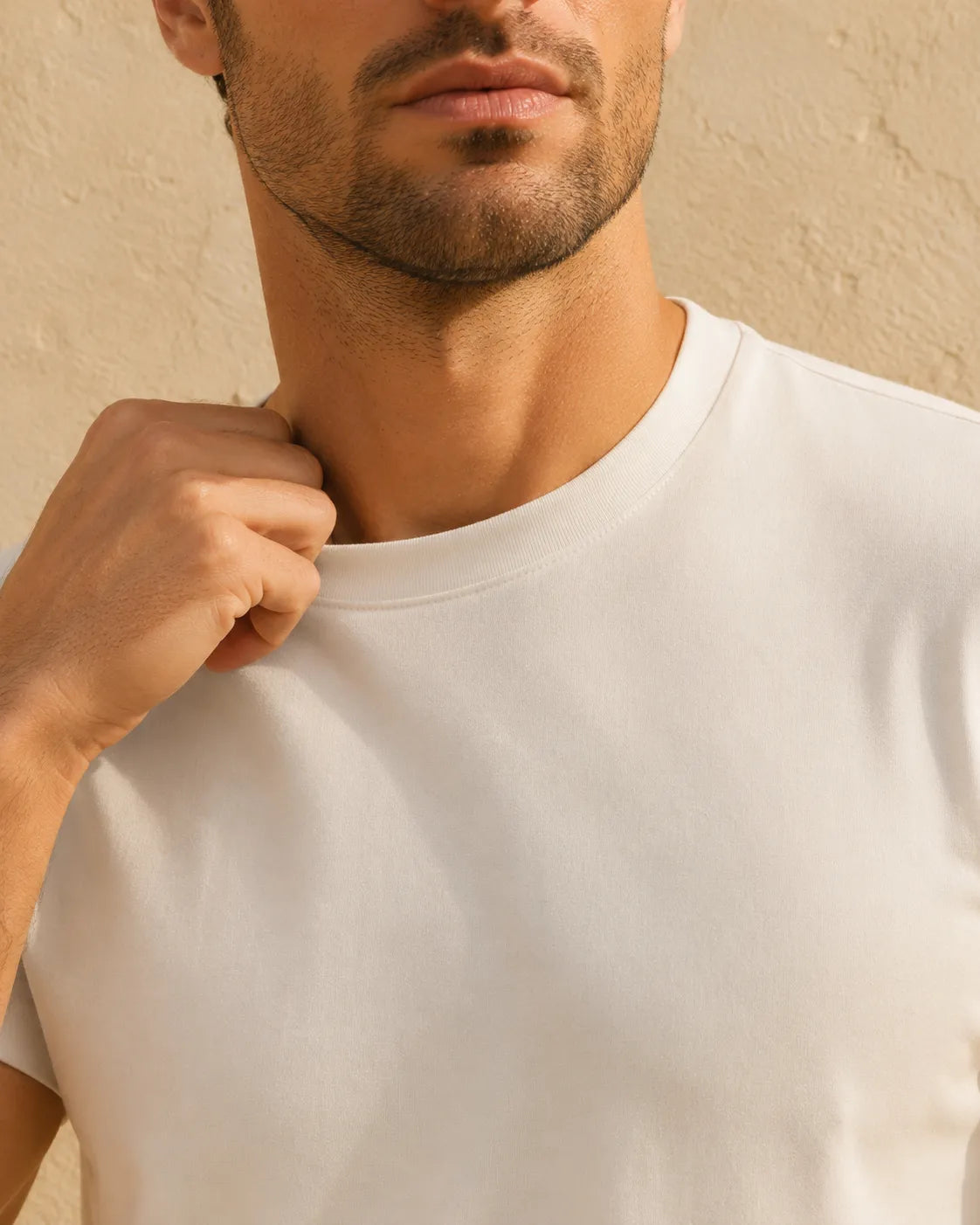 White - Regular Fit Plain T-Shirt