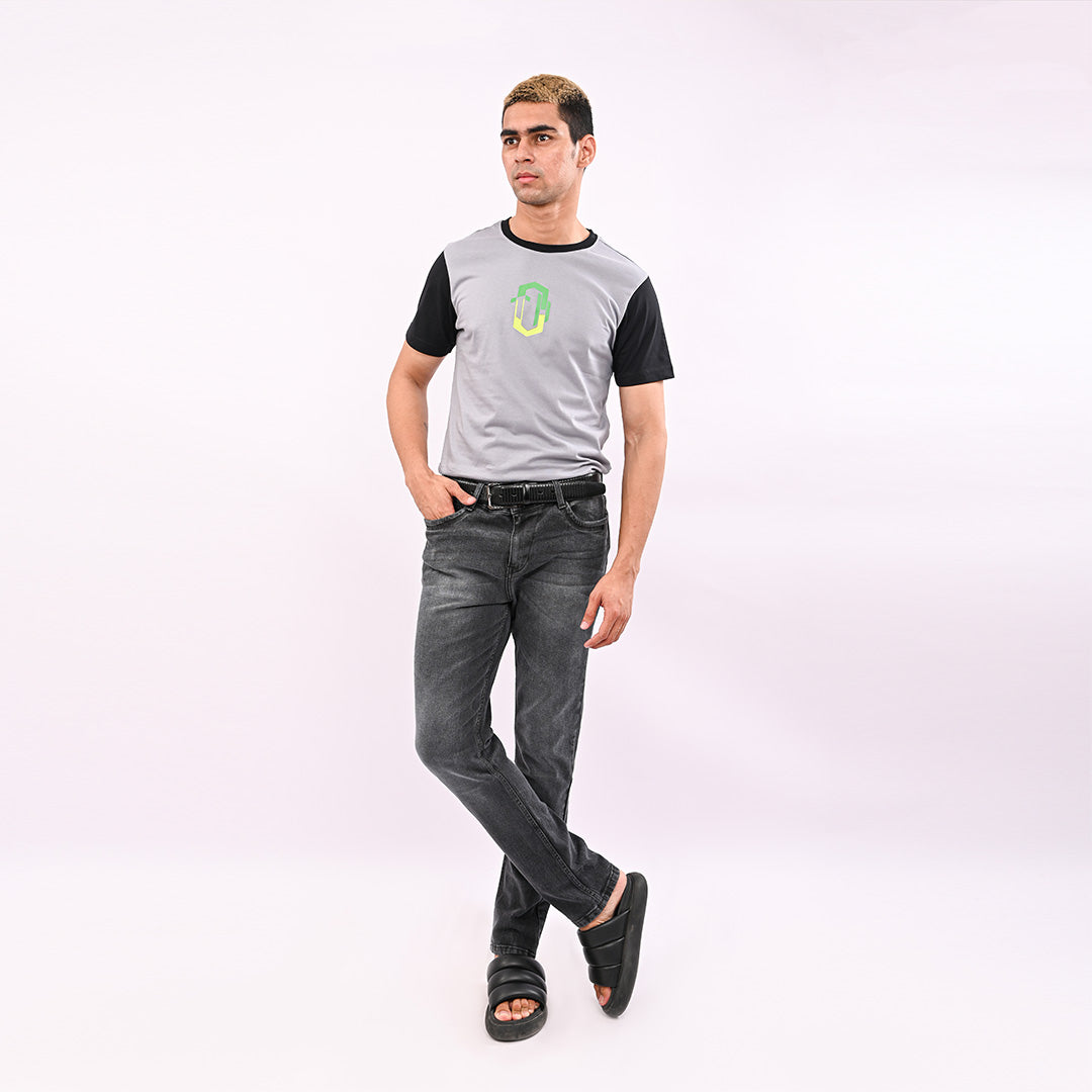 Greyish Regular Fit T-Shirt