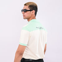 Crème Polo T-Shirt