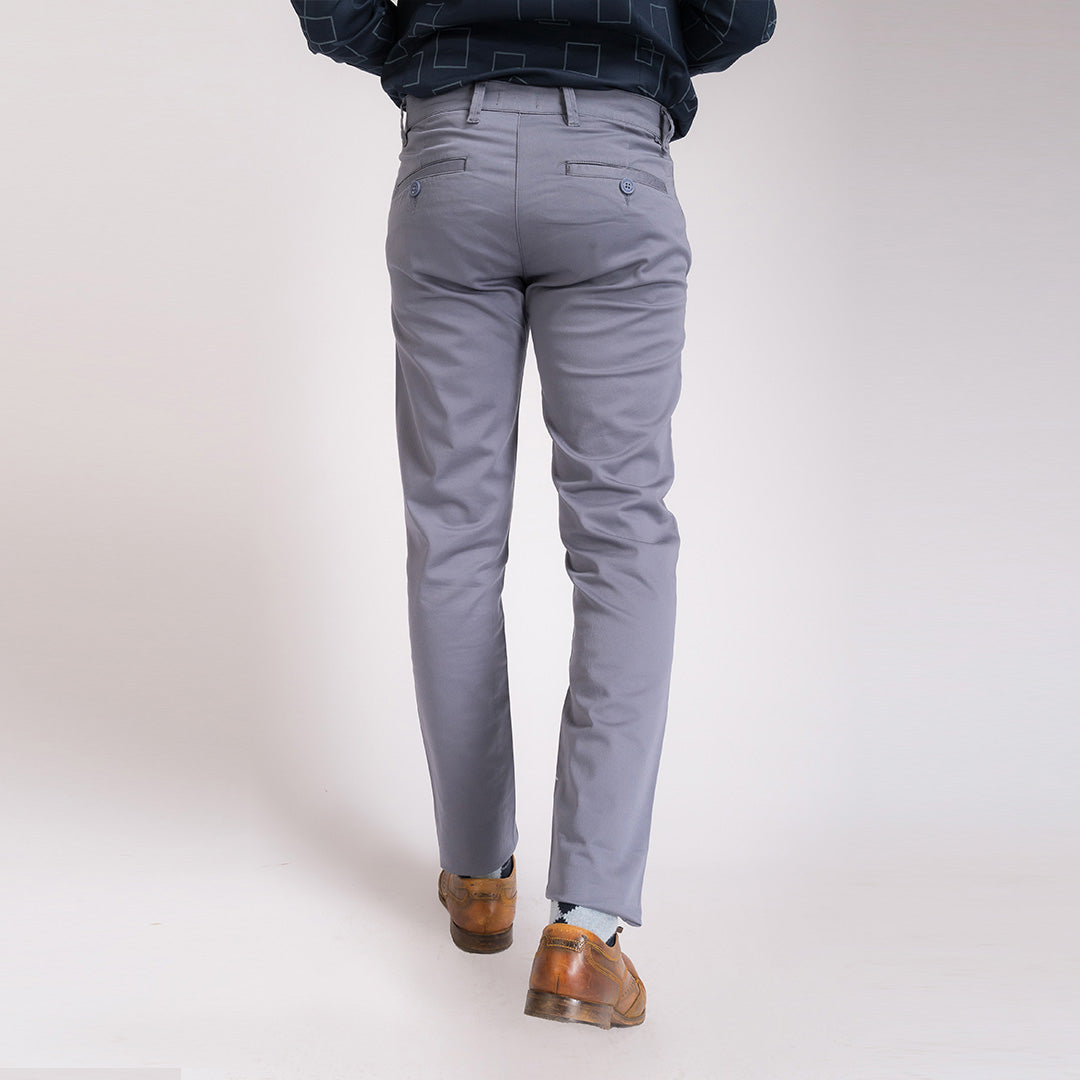 Light Grey 4 Pocket Trouser