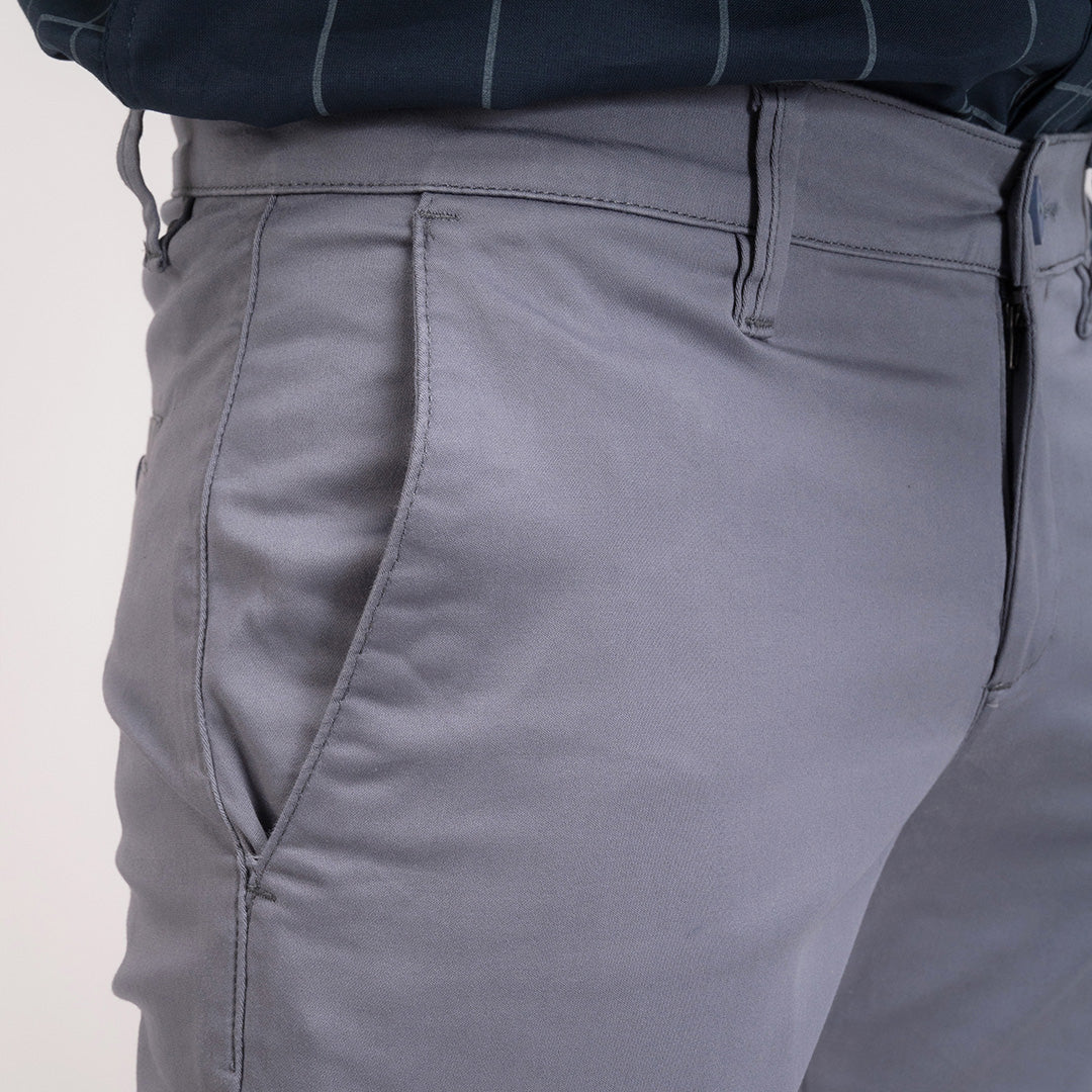 Light Grey 4 Pocket Trouser