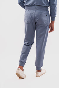 Steel Blue Regular Fit Joggers