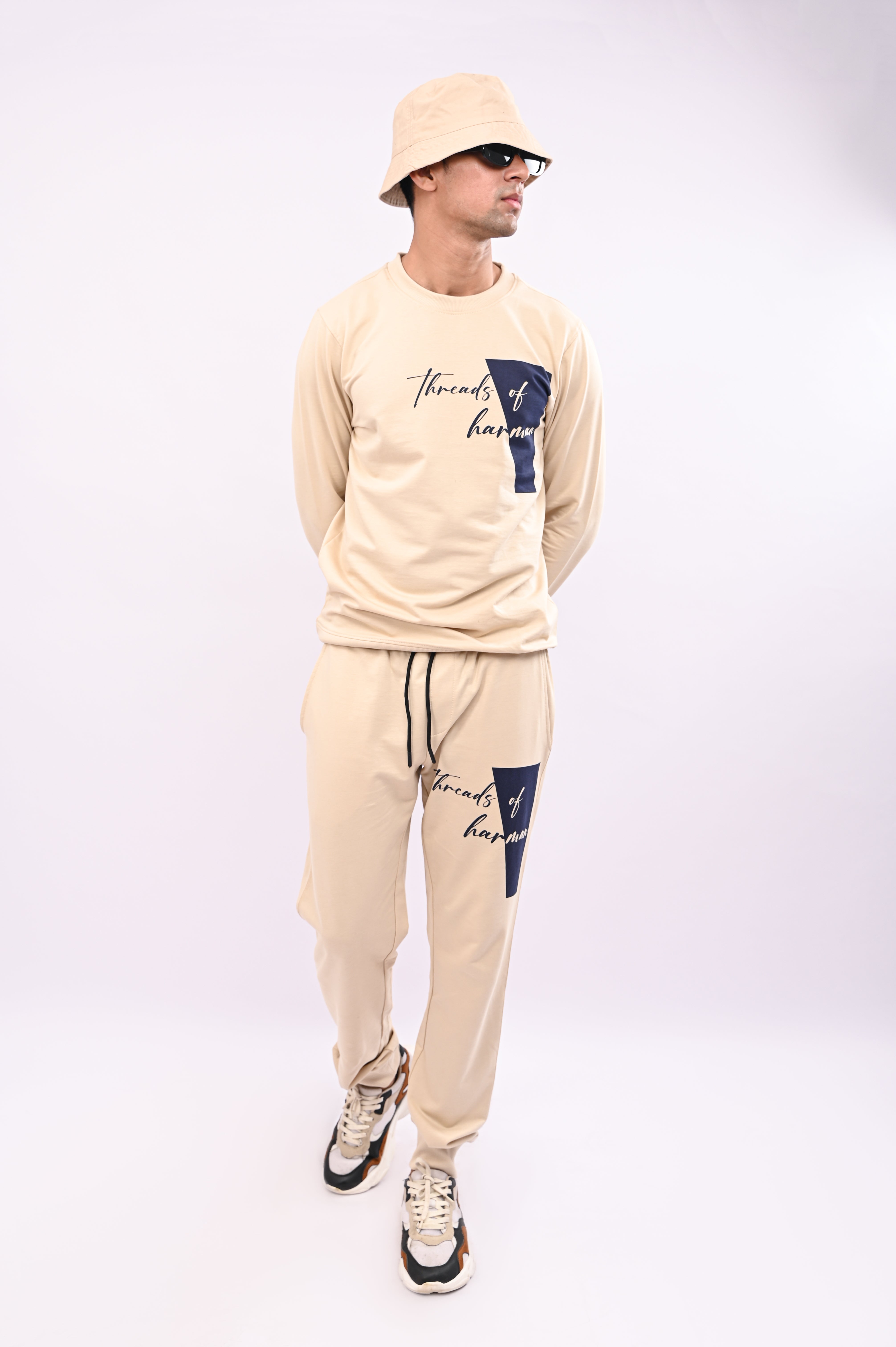 Cream Regular Fit Sweatshirt