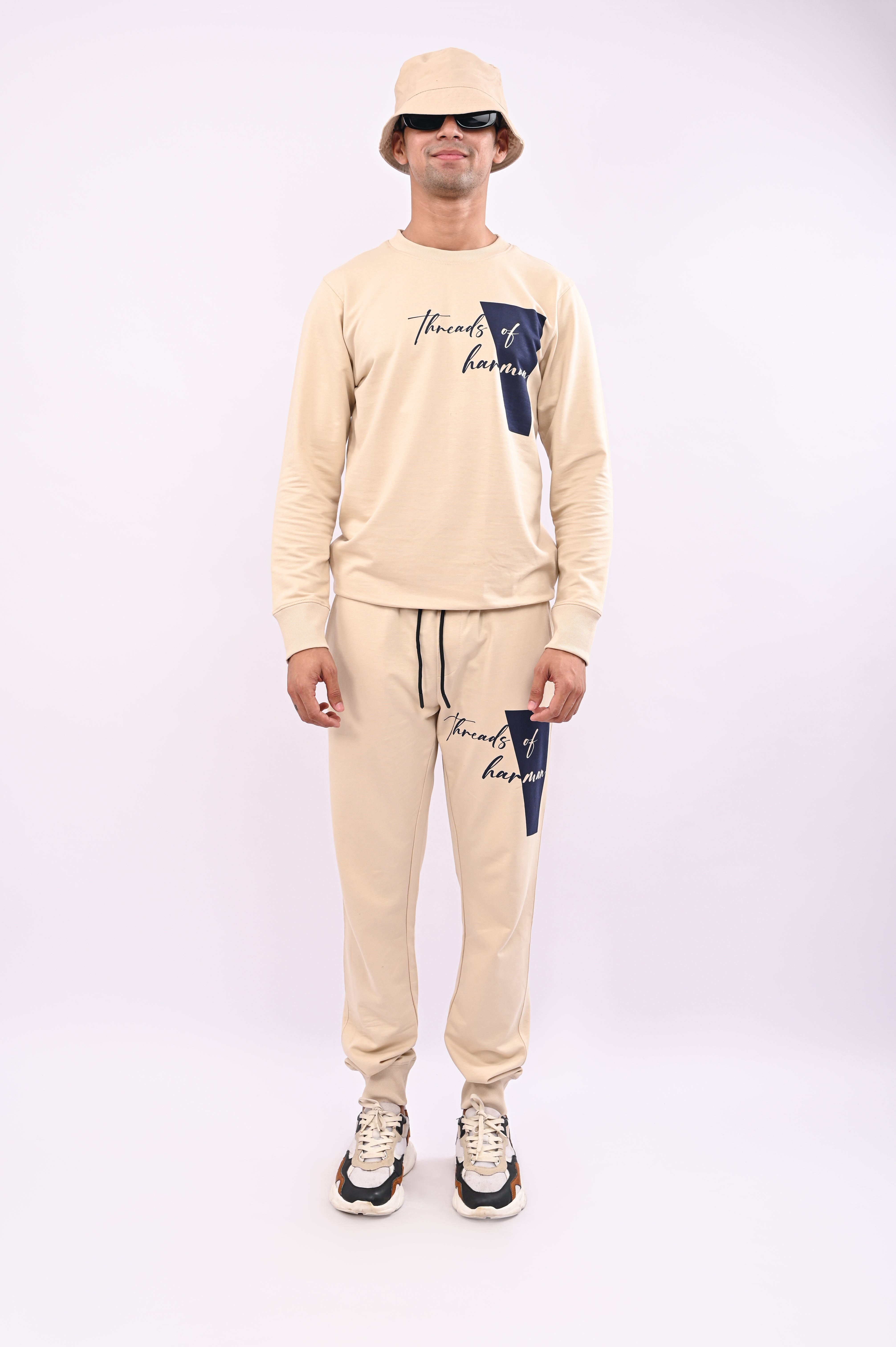 Cream Regular Fit Sweatshirt